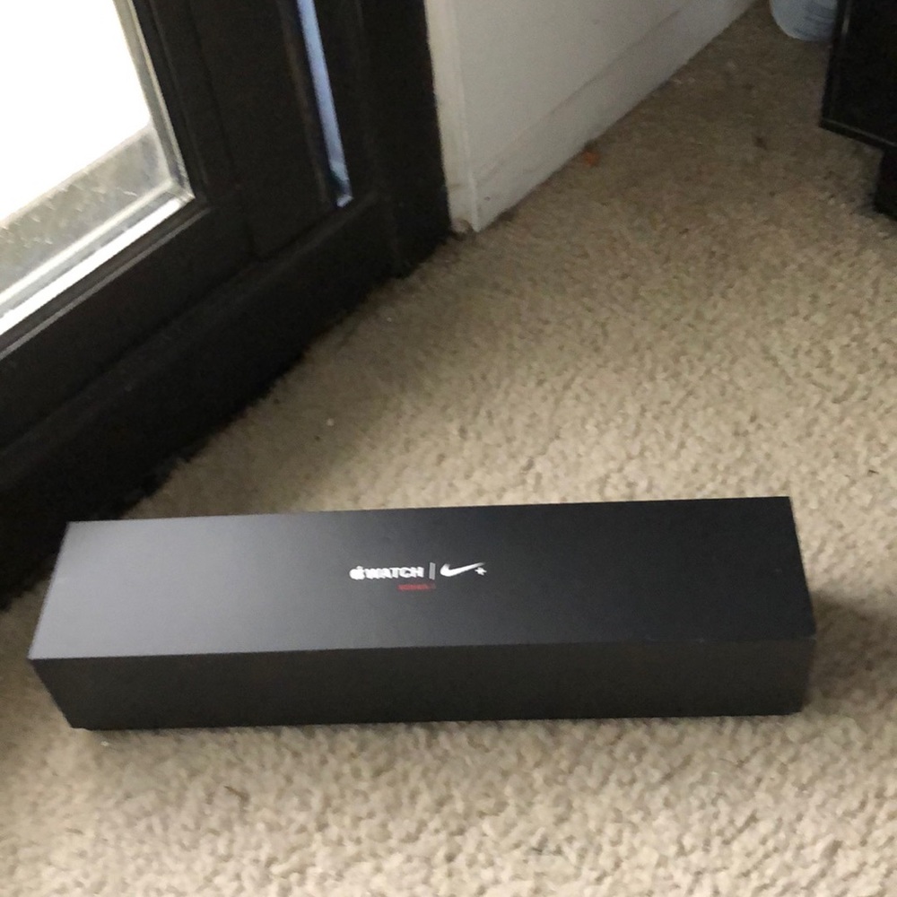 Black Apple Watch Box-Nike series 42mm case only